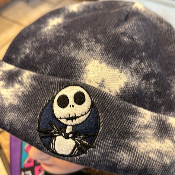 NWOT Nightmare Disney Tie Dye Beanie - Picture 2 of 4